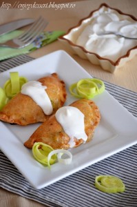 Empanadas cu praz si carne de porc