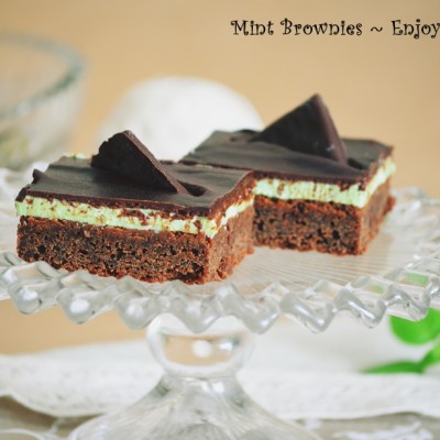 Brownies cu menta