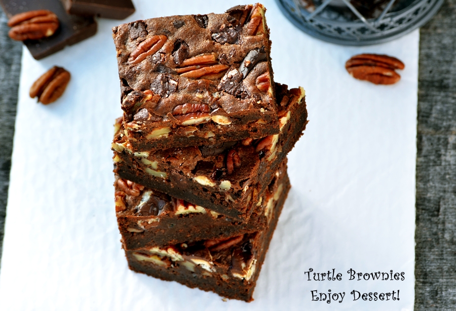 Best Turtle Brownies