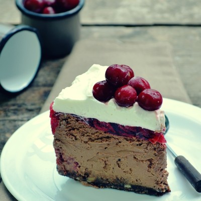 Black forest cheesecake