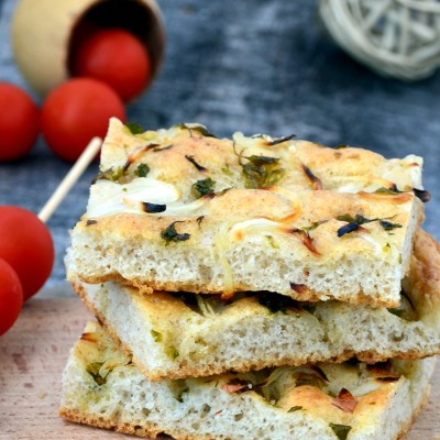 Focaccia cu ceapa