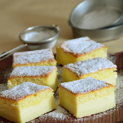 Prajitura inteligenta – Magic Custard Cake