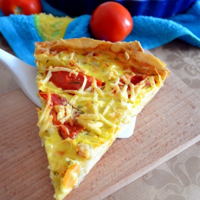 Quiche cu conopida – Cauliflower Quiche