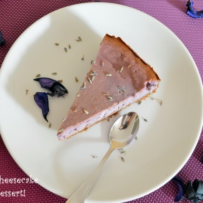 Cheesecake cu levantica / Lavender cheesecake