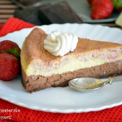 Neapolitan cheesecake