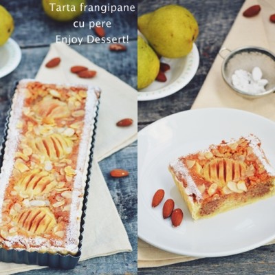 Tarta frangipane cu pere