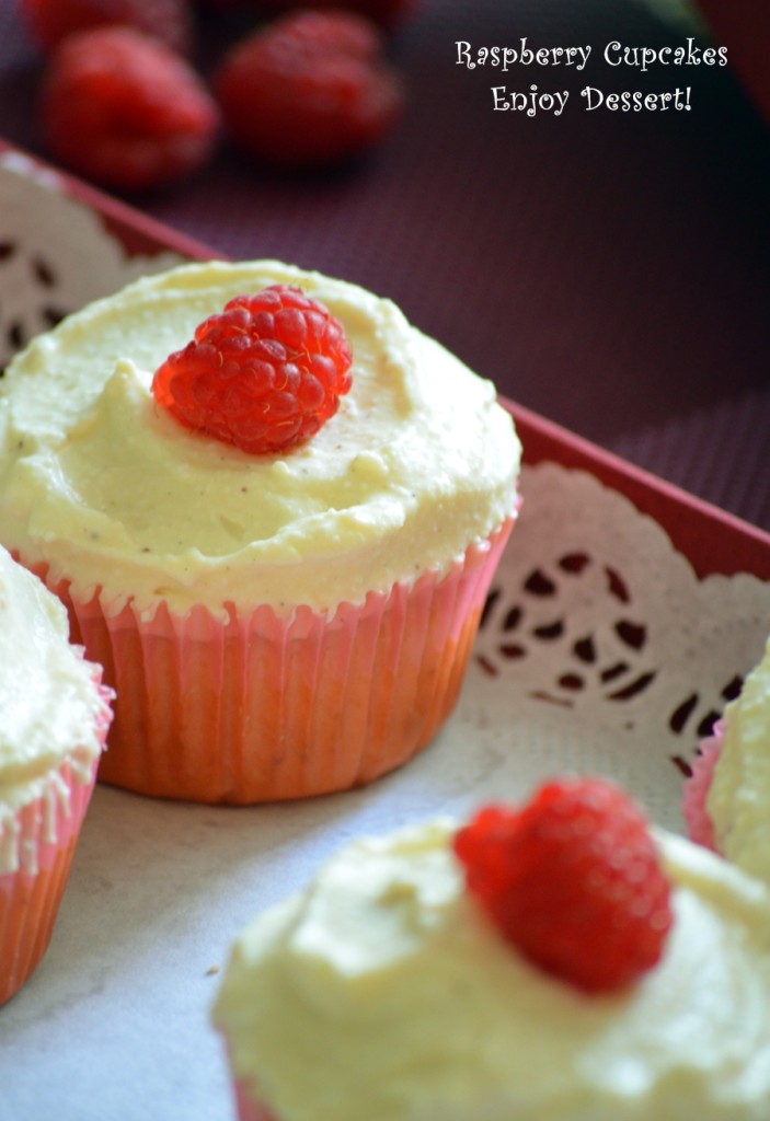 Cupcakes cu zmeura